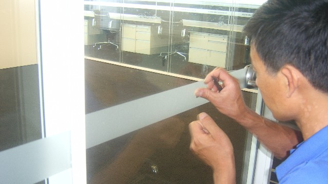 玻璃磨砂膜腰線