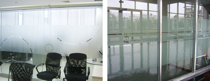 雙瀟玻璃裝飾膜均選用品牌膜材，質(zhì)量安全可靠！